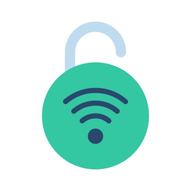 kablosuz kablosuz ağ sembolü vektör simgesi 