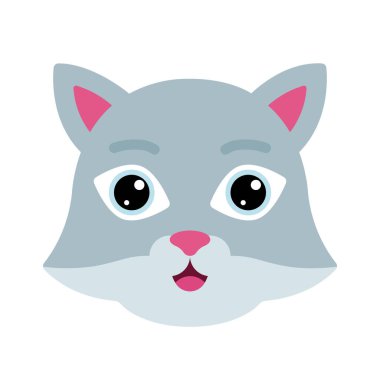Cat web icon vector illustration
