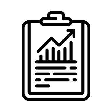 Veri Panosu Web simgesi vektör çizimi