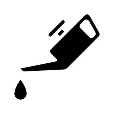 Yağ kutusu simgesi, vektör illüstrasyonu 