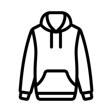 Kapüşonlu. Web simgesi basit vektör illüstrasyonu