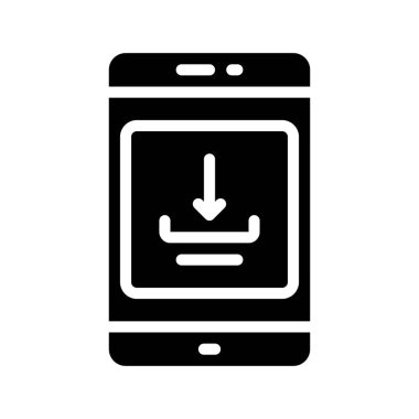 Uygulama Web simgesi vektör illüstrasyonunu yükler