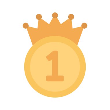 Bozuk para simgesi, vektör illüstrasyonu basit tasarım