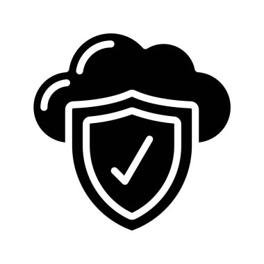 Bulut Koruma Ağı vektör illüstrasyonuName