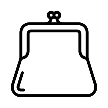 Çanta web simgesi. vektör çizimi tasarımı. 