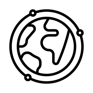 ağ simgesi, vektör illüstrasyonu basit tasarım