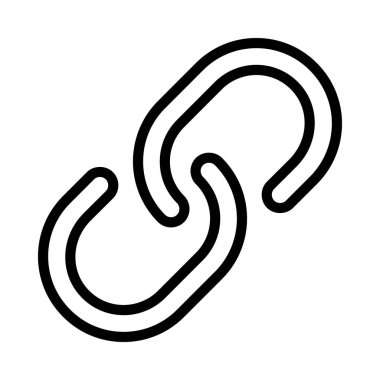 İnternet Bağlantı Zinciri simgesi, vektör illüstrasyonu 