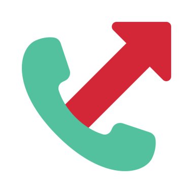 telefon çağrısı web simgesi vektör illüstrasyonu