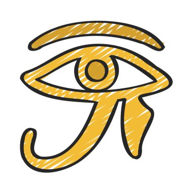 Göz simgesi, vektör illüstrasyonu basit tasarım