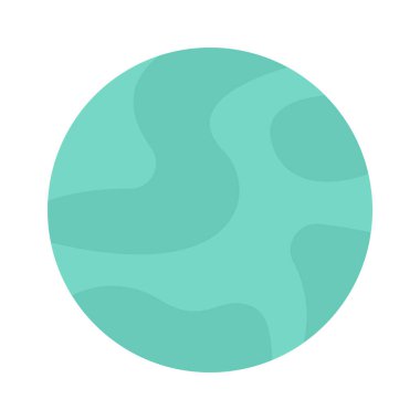 Gezegen web simgesi vektör illüstrasyonu