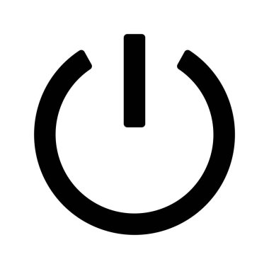 Güç Web simgesi vektör illüstrasyonunda