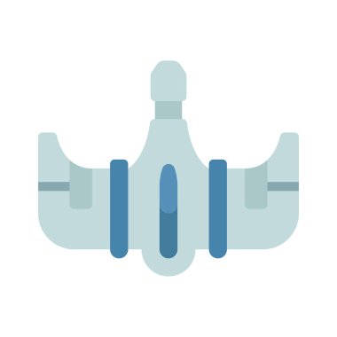 Uzay Savaşçısı ağ ikonu vektör çizimi