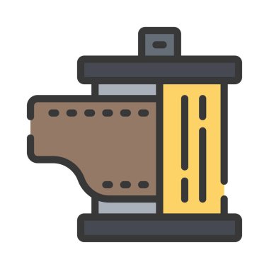 kamera film simge vektör çizim 