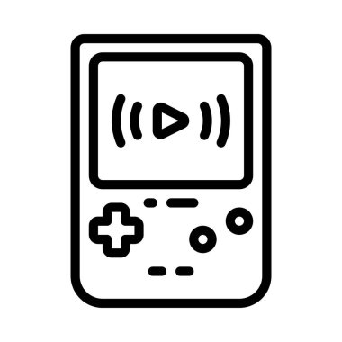 Oyun Akımı Web simgesi vektör çizimi