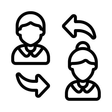 Paylaşımcı Aktarım Ağı vektör çizimi