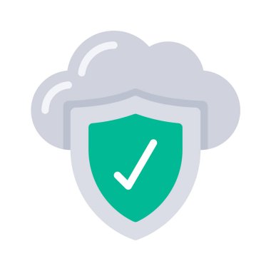 Bulut Koruma Ağı vektör illüstrasyonuName