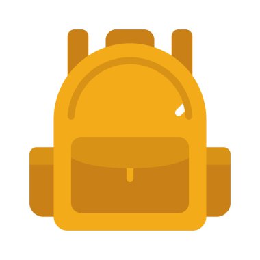 sırt çantası web simge vektör çizim