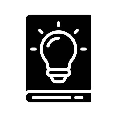 Fikir Kitabı web simgesi vektör illüstrasyonu