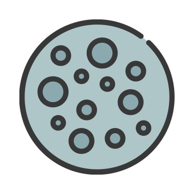 ay web simge vektör çizim