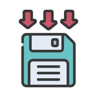 Sınırlı Depolama Ağı vektör çizimi