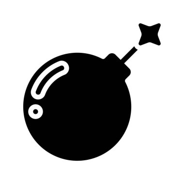 bomba web simgesi vektör illüstrasyonu