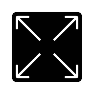 Kutu Okları ikon vektör illüstrasyonunu genişlet