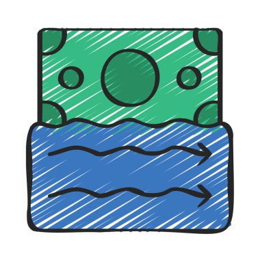 Cash Flow Web simgesi vektör çizimi