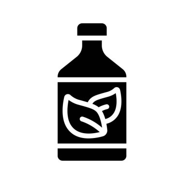 Vegan İçeceği Web simgesi vektör illüstrasyonu