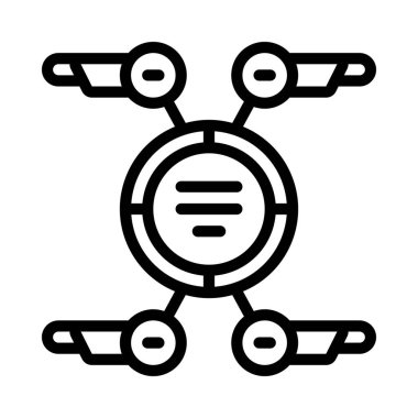 Grafik Kırılması Web simgesi vektör çizimi