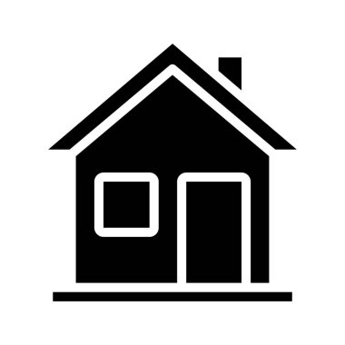 ev simgesi, vektör illüstrasyonu 