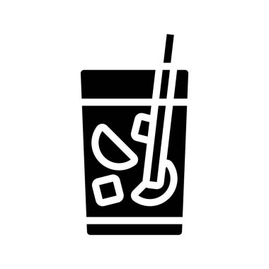 Mojito Web simgesi vektör çizimi