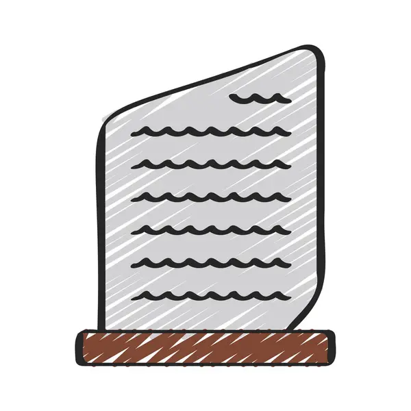 Rosetta Stone Web Icon Vector Illustration — Stock Vector