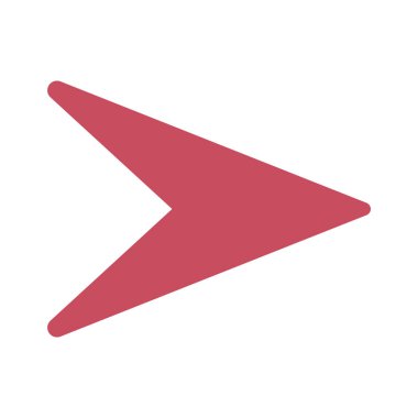 Ok Web simgesi vektör illüstrasyonunu gönder