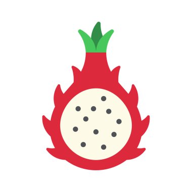 Dragon Fruit web simgesi vektör illüstrasyonu