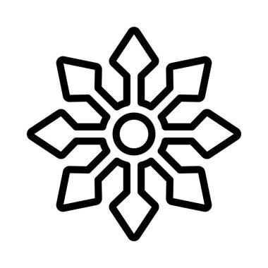 Karmaşık Atılan Yıldız Ağı vektör çizimi