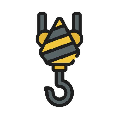 Vinç kanca web simge vektör çizim