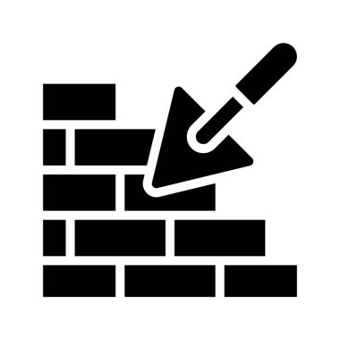 Brick Wall web simgesi vektör illüstrasyonuName