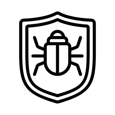 Hata Koruma Ağı vektör illüstrasyonuName