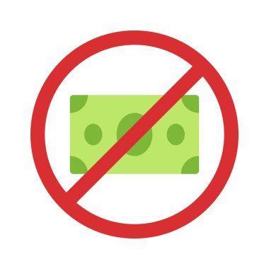 Cash Note web simgesi vektör çizimi yok