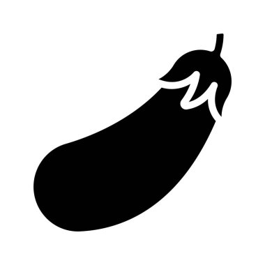 Patlıcan web simge vektör çizim