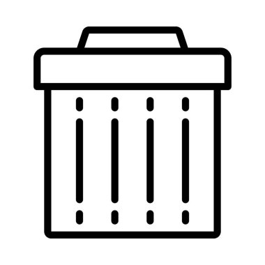 Çöp Ağı ikonu vektör illüstrasyonu