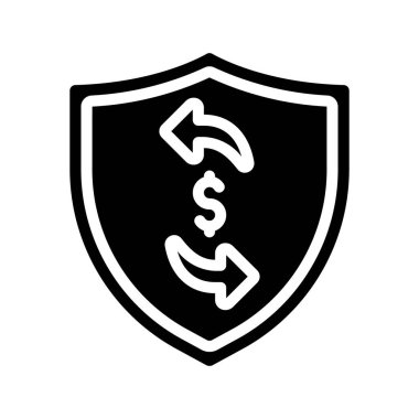 Güvenli Aktarım ağ simgesi vektör çizimi