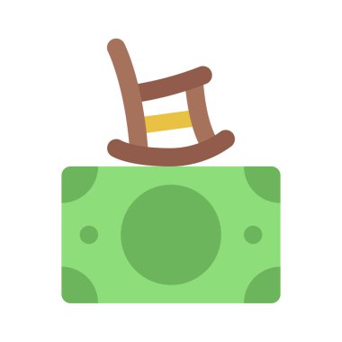 Emekli Para web simgesi vektör illüstrasyonuName