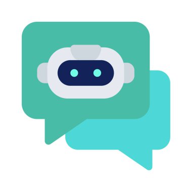 İletiler web simgesi vektör illüstrasyonu