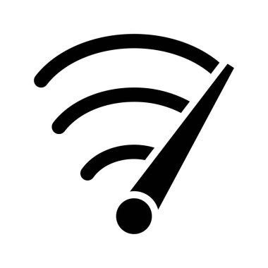 wifi işaret simgesi vektör illüstrasyonu