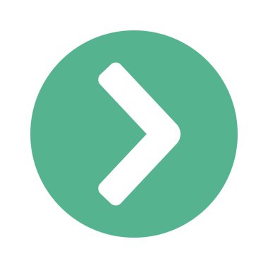 ok sağ simge vektör illüstrasyonu