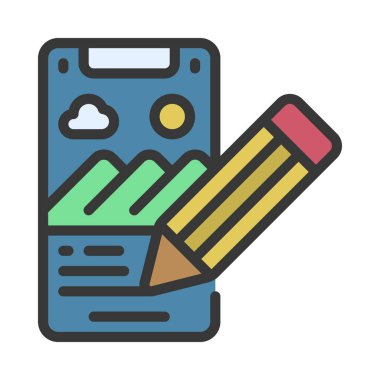 Sosyal Ortam Kopyalama Web simgesi vektör çizimi