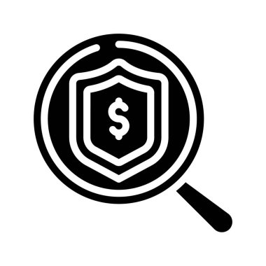 Dolandırıcılık web simgesi vektör çizimi