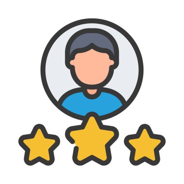 Çalışan Eleştirileri Web simgesi vektör illüstrasyonuName