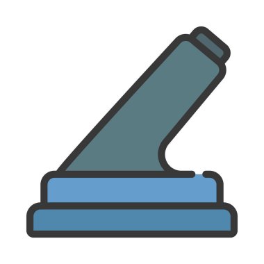 El freni web simgesi vektör çizimi